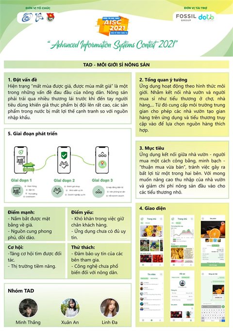 Poster dự án TAD