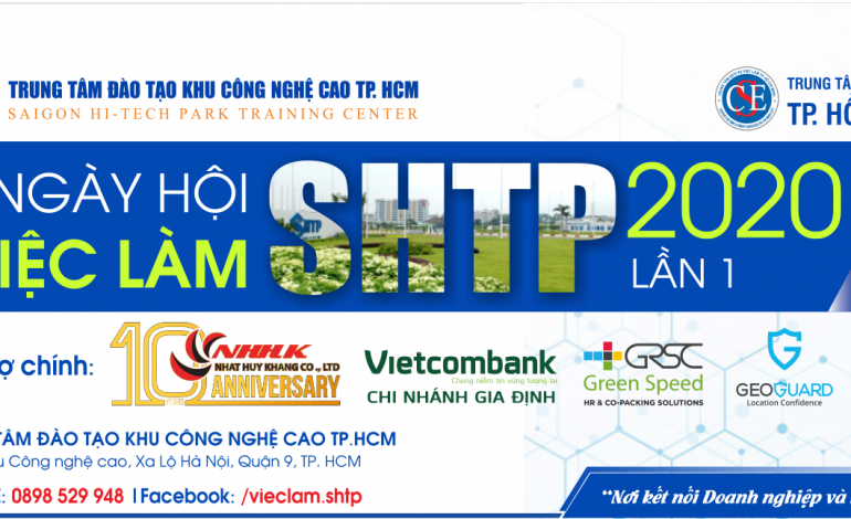 Ngày hội Việc làm Khu Công nghệ cao Lần 1 – Năm 2020