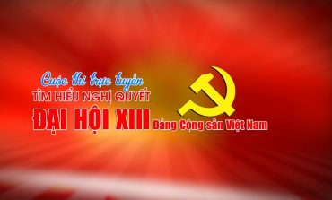 CUỘC THI TRỰC TUYẾN TÌM HIỂU NGHỊ QUYẾT ĐẠI HỘI XIII ĐẢNG CỘNG SẢN VIỆT NAM