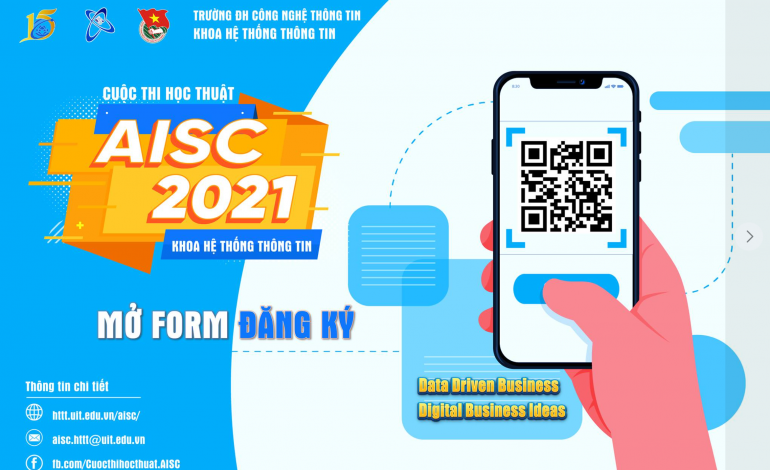 THÔNG BÁO ĐĂNG KÝ THAM GIA CUỘC THI AISC 2021 (Advanced Information Systems Contest)