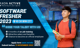 Axon Active Vietnam - Software Fresher 2023