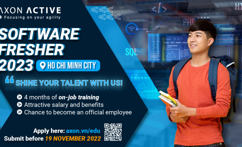 Axon Active Vietnam - Software Fresher 2023