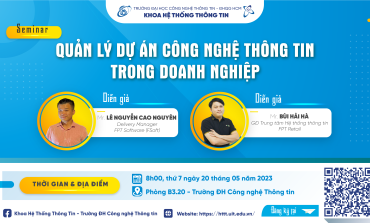 Seminar "QUẢN LÝ DỰ ÁN CÔNG NGHỆ THÔNG TIN TRONG DOANH NGHIỆP"