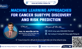 Seminar "Machine Learning Approaches for Cancer Subtype Discovery and Risk Prediction"
