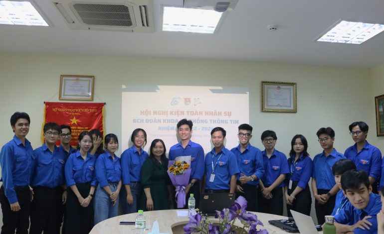 HỘI NGHỊ KIỆN TOÀN NHÂN SỰ BAN CHẤP HÀNH ĐOÀN KHOA HỆ THỐNG THÔNG TIN LẦN THỨ II NHIỆM KỲ 2022 – 2024