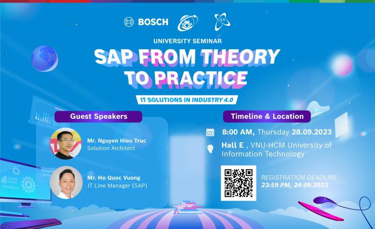 Seminar “SAP FROM THEORY TO PRACTICE - IT SOLUTIONS IN INDUSTRY 4.0”