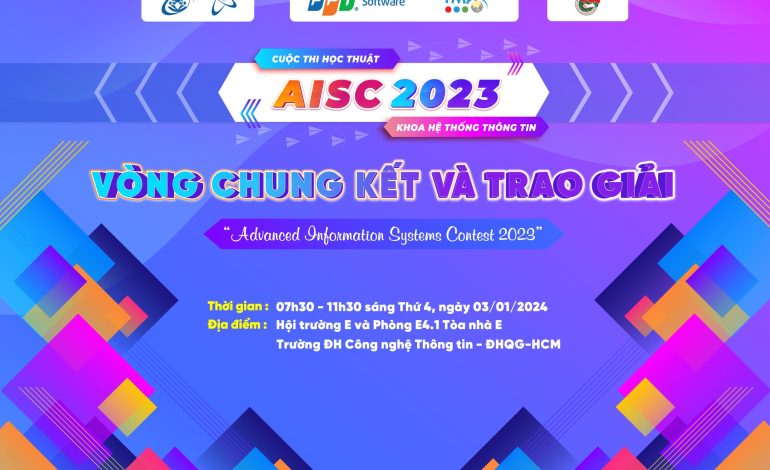 Vòng Chung kết và Trao giải Cuộc thi học thuật Khoa Hệ thống Thông tin năm 2023