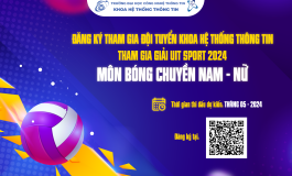 Đăng ký tham gia thi đấu giải UIT SPORT 2024 môn Bóng chuyền Nam Nữ