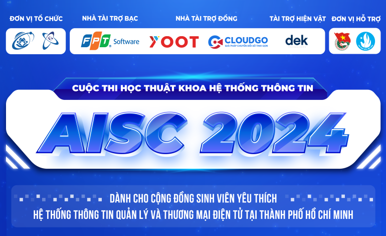 Phát động cuộc thi học thuật khoa HTTT Advanced Information Systems Contest 2024