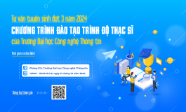 Buổi Tư Vấn Tuyển Sinh Sau Đại Học Đợt 3 năm 2024 – Trường ĐH Công Nghệ Thông Tin