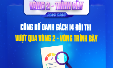 Kết quả Vòng 2 Vòng Trình bày Cuộc thi AISC'24 - 14 Đội thi xuất sắc nhất