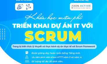 Khóa học miễn phí TRIỂN KHAI DỰ ÁN IT VỚI SCRUM năm 2024