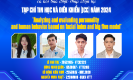 Chúc mừng nhóm sinh viên, học viên cao học khoa HTTT có bài báo tại Tạp chí Tin học và Điều khiển JCC năm 2024