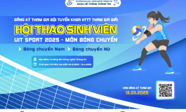 Đăng ký tham gia Đội tuyển Bóng chuyền Nam Nữ khoa Hệ thống Thông tin tham gia giải đấu UIT SPORT 2025