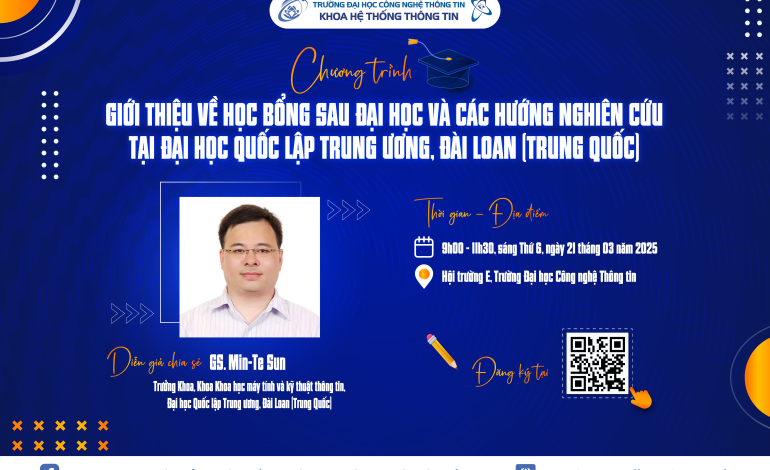 Chương trình Giới thiệu về học bổng sau đại học và các hướng nghiên cứu tại Đại học Quốc lập Trung ương, Đài Loan (Trung Quốc)