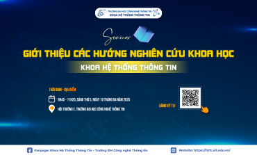 Seminar Giới thiệu các hướng nghiên cứu khoa học Khoa Hệ thống Thông tin năm 2025