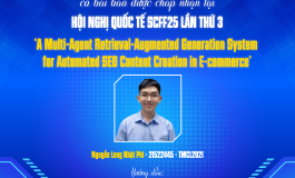 Chúc mừng sinh viên lớp TMCL2021 có bài báo tại Hội nghị Quốc tế SCFF25 lần thứ 3 năm 2025