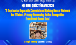 Chúc mừng sinh viên lớp CTTT2022 có bài báo tại Hội nghị Quốc tế MAPR năm 2025