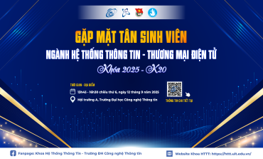 Chương trình Gặp mặt Tân sinh viên Khoa Hệ thống Thông tin Khóa 2025 - K20