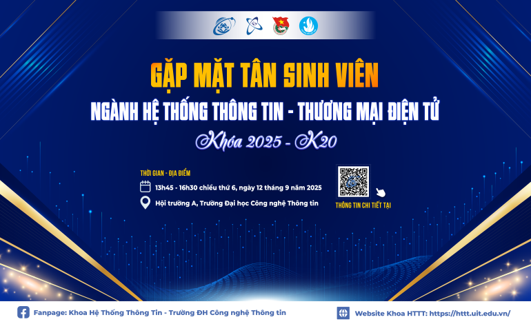 Chương trình Gặp mặt Tân sinh viên Khoa Hệ thống Thông tin Khóa 2025 - K20