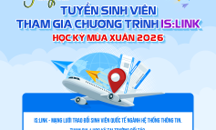 Thông báo tuyển SV, HVCH tham gia chương trình IS:link - học kỳ mùa xuân năm 2026