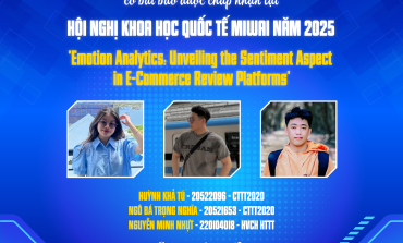 Chúc mừng nhóm sinh viên CTTT2020 và học viên cao học ngành HTTT có bài báo tại Hội nghị Quốc tế về Trí tuệ Nhân tạo (MIWAI 2025)
