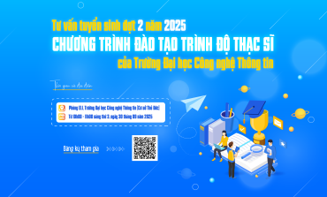 Buổi Tư Vấn Tuyển Sinh Sau Đại Học Đợt 2 năm 2025 – Trường ĐH Công Nghệ Thông Tin