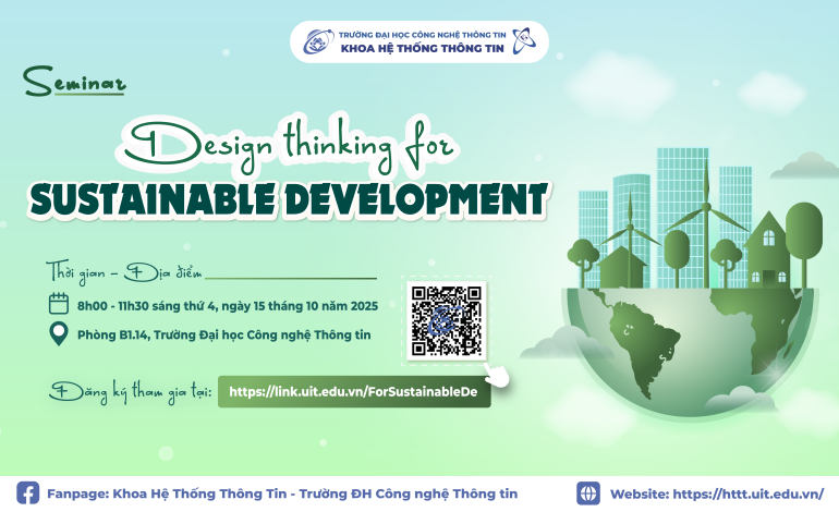 Đăng ký tham gia Seminar “Design Thinking for Sustainable Development”