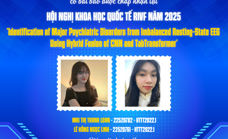 Chúc mừng nhóm sinh viên HTTT2022.1 có bài báo được chấp nhận tại Hội nghị Khoa học Quốc tế RIVF 2025