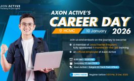 Career Day 2026 – Cơ hội bứt phá Sự nghiệp lập trình tại Axon Active