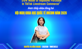 Chúc mừng sinh viên TMĐT2023.2 có bài báo tại Hội nghị Khoa học Quốc tế IMCOM 2026