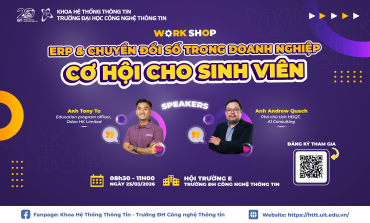 Workshop: ERP và Chuyển đổi số trong doanh nghiệp – Cơ hội cho sinh viên