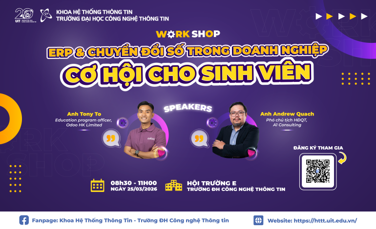 Workshop: ERP và Chuyển đổi số trong doanh nghiệp – Cơ hội cho sinh viên