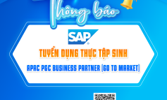 SAP Tuyển Thực Tập Sinh APAC P&C Business Partner (Go To Market) Tháng 6 năm 2026