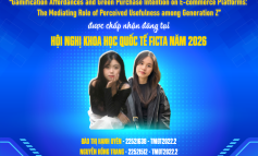 Chúc mừng nhóm sinh viên lớp TMĐT2022.2 có bài báo được chấp nhận đăng tại Hội nghị Khoa học Quốc tế FICTA năm 2026