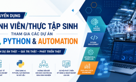 PPJ Group tuyển sinh viên, thực tập sinh tham gia các dự án AI, Python và Automation thực tế tháng 6 năm 2026