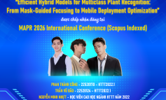 Chúc mừng nhóm sinh viên và học viên cao học ngành Hệ thống Thông tin có bài báo được chấp nhận tại hội nghị khoa học quốc tế MAPR 2026