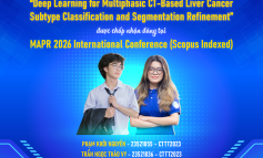 Chúc mừng nhóm sinh viên lớp CTTT2023 ngành Hệ thống Thông tin có bài báo được chấp nhận tại hội nghị khoa học quốc tế MAPR 2026