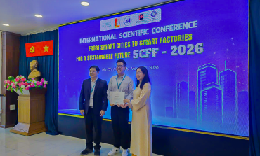 Sinh viên lớp HTTT2022.2 đạt Best Paper Award tại Hội nghị khoa học quốc tế SCFF26 năm 2026