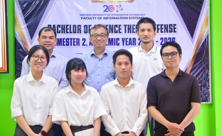 Lễ Bảo vệ Khóa luận Tốt nghiệp học kỳ 2, năm học 2025 - 2026 Khoa Hệ thống Thông tin
