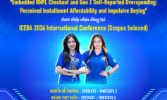 Chúc mừng nhóm sinh viên lớp TMĐT2024.2 Khoa Hệ thống Thông tin có bài báo được chấp nhận tại hội nghị khoa học quốc tế ICEBA 2026