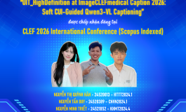 Chúc mừng sinh viên lớp HTTT2024.1 có bài báo được chấp nhận tại hội nghị quốc tế CLEF 2026 (Scopus)