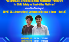 Chúc mừng nhóm sinh viên lớp HTTT2023.2 ngành Hệ thống Thông tin có bài báo được chấp nhận tại Hội nghị Khoa học Quốc tế SOMET 2026 (Rank C)