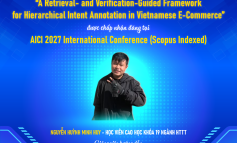 Chúc mừng Học viên Cao học ngành HTTT công bố nghiên cứu về gán nhãn ý định phân cấp trong Thương mại điện tử tiếng Việt tại Hội nghị Quốc tế AICI 2027 (Scopus)