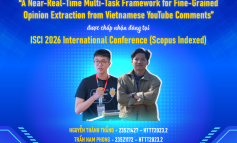 Chúc mừng nhóm sinh viên lớp HTTT2023.2 Khoa HTTT có bài báo nghiên cứu tại Hội nghị Quốc tế ISCI 2026 (Scopus)