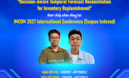 Chúc mừng nhóm sinh viên lớp HTTT2023.2 Khoa HTTT có bài báo nghiên cứu tại Hội nghị Quốc tế IMCOM 2027 (Scopus)