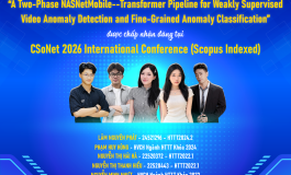 Chúc mừng Nhóm sinh viên, học viên cao học ngành Hệ thống Thông tin có bài báo được chấp nhận tại Hội nghị Quốc tế CSoNet năm 2026